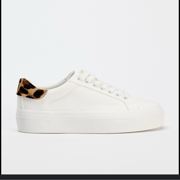 Zara Animal Print Trainers Size 40 size 9 - Picture 1 of 8